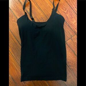 Black breast-feeding tank top smallness mm